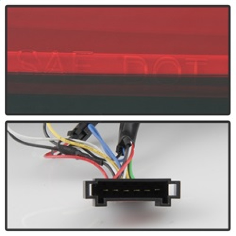 Porsche Cayman LED Tail Lights - Rear - SPYDER - Red Clear - `06-`08