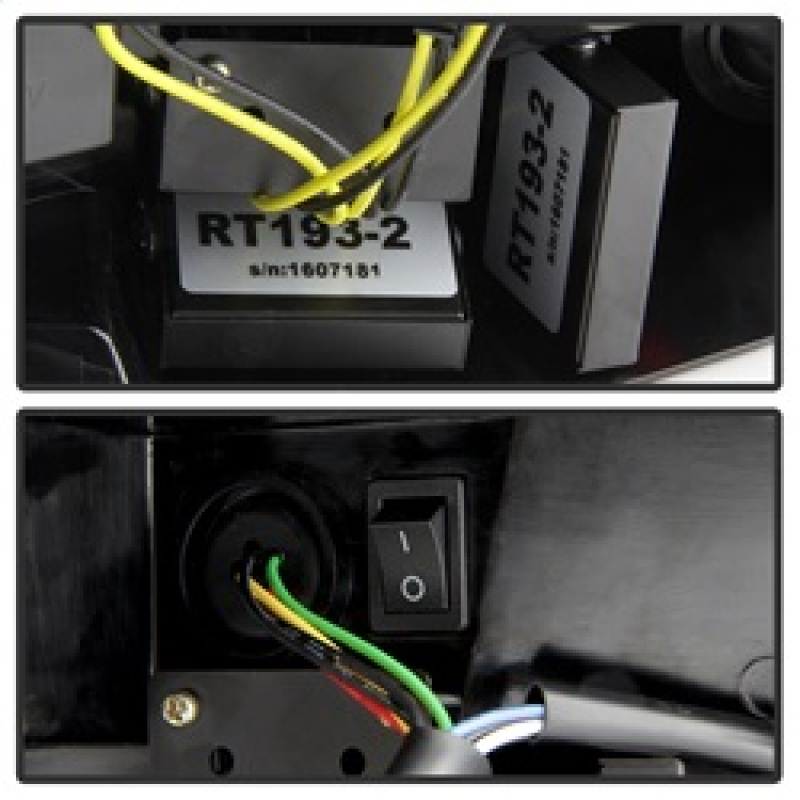 Porsche Cayman LED Tail Lights - Rear - SPYDER - Red Clear - `06-`08