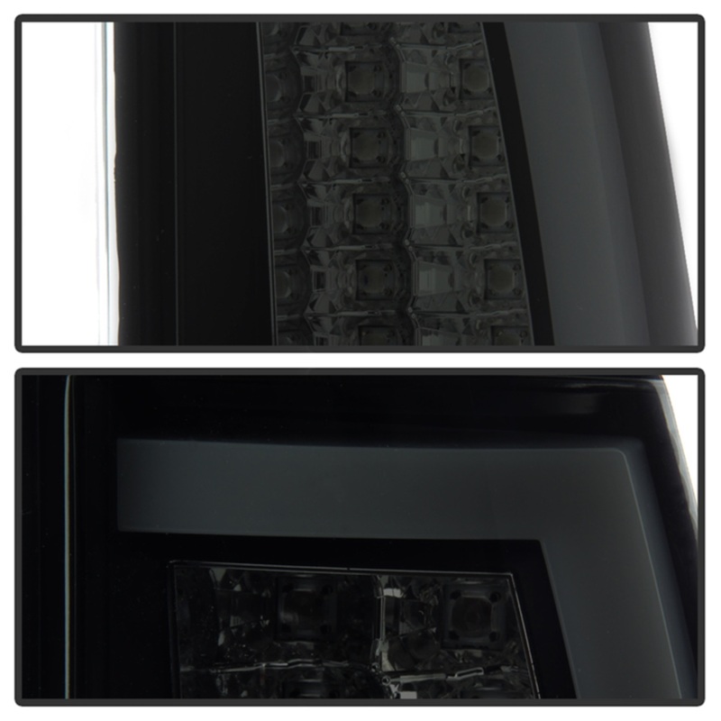 Chevrolet Silverado LED Tail Lights - SPYDER - Version 2 - Black Smoke - `03-`06
