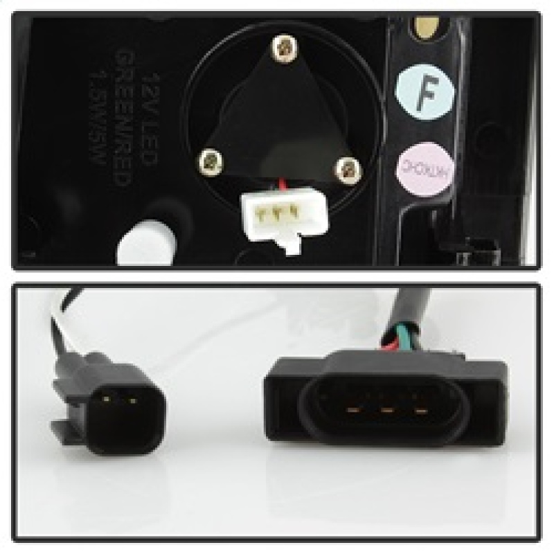 Dodge Ram 2500 SLT LED Tail Lights - SPYDER - Light Bar, Version 3 - Red Clear - `07-`09