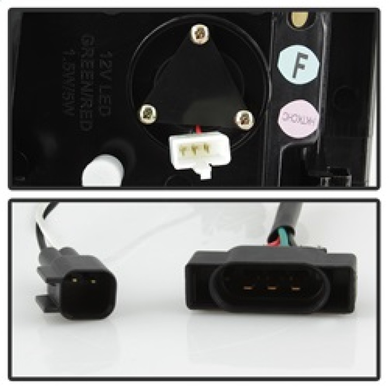 Dodge Ram 2500 SLT LED Tail Lights - SPYDER - Light Bar, Version 3 - Red Clear - `07-`09