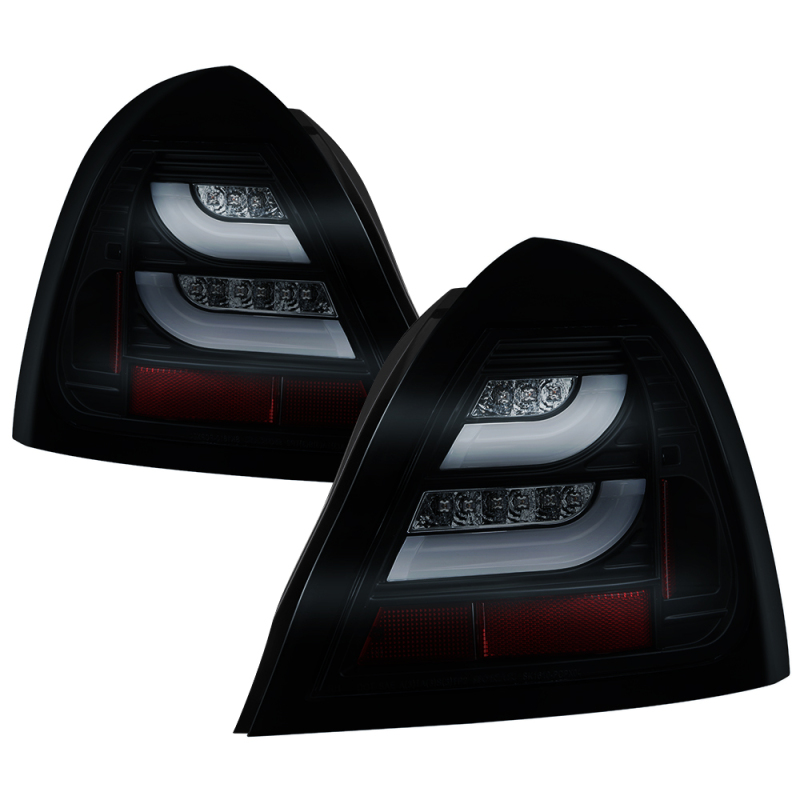 Pontiac Grand Prix LED Tail Lights - Rear - SPYDER - Light Bar - Black Smoke - `04-`08 Pontiac Grand Prix LED Tail Lights - Rear - SPYDER - Light Bar - Black Smoke - `04-`08