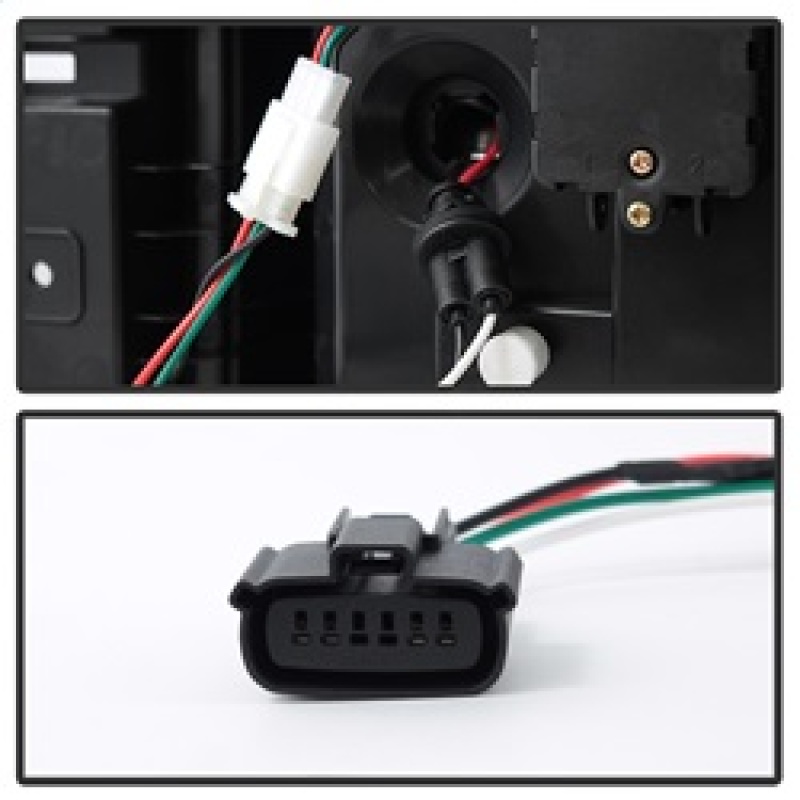 Chevrolet Suburban Tail Lights - SPYDER - LED - Red Clear - `15-`17