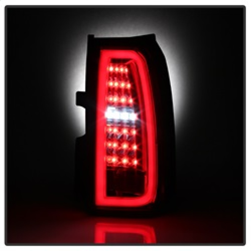 Chevrolet Suburban Tail Lights - SPYDER - LED - Red Clear - `15-`17