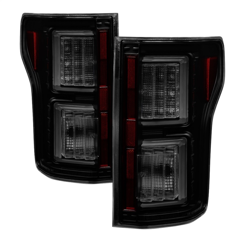 Ford F-150 LED Tail Lights - SPYDER - Light Bar - Black Smoke - `18-`19 Ford F-150 LED Tail Lights - SPYDER - Light Bar - Black Smoke - `18-`19