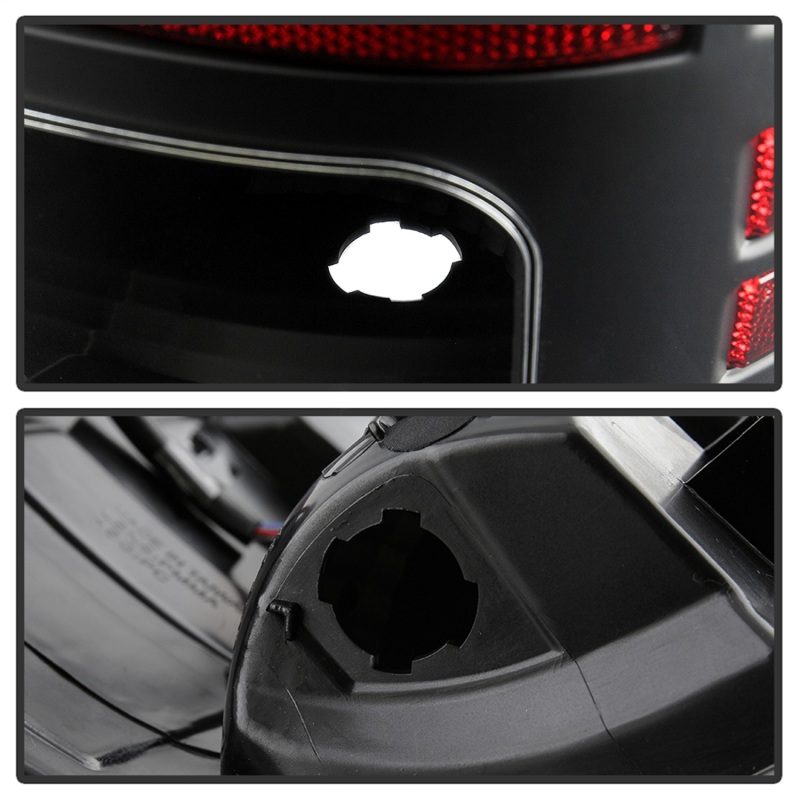 Dodge Ram 2500 LED Tail Lights - SPYDER - LED Model Only - Black - `13-`18