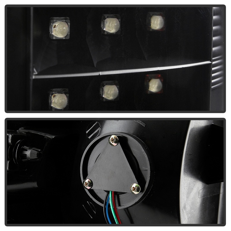 Dodge Ram 2500 LED Tail Lights - SPYDER - LED Model Only - Black - `13-`18