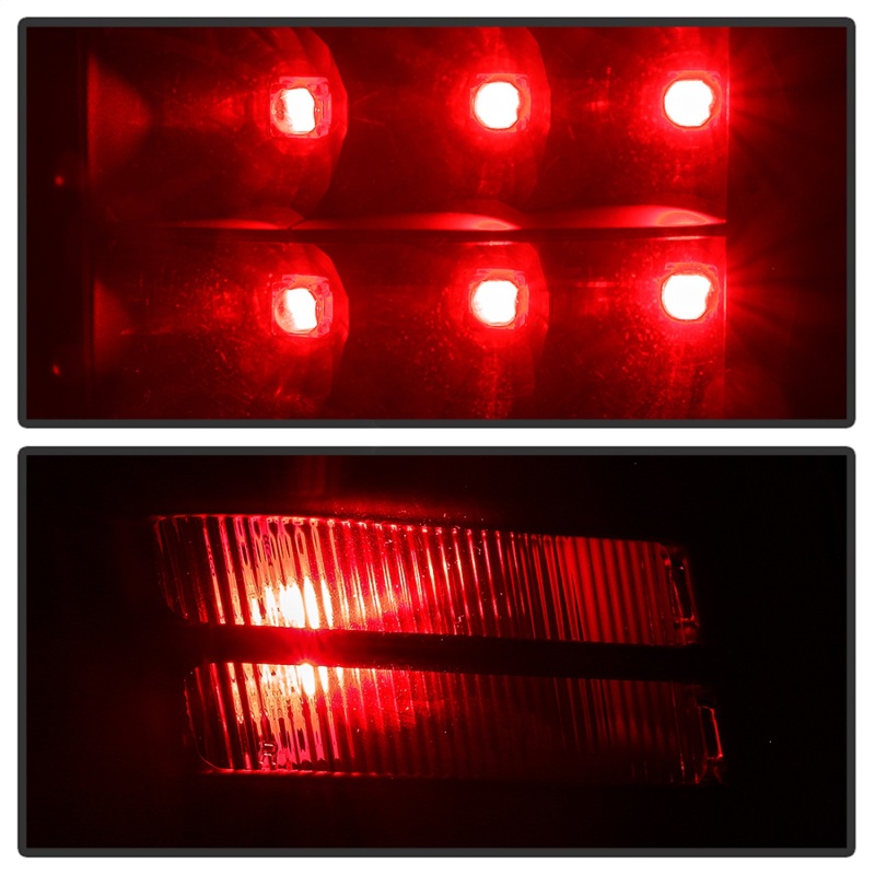 Dodge Ram 2500 LED Tail Lights - SPYDER - LED Model Only - Black - `13-`18