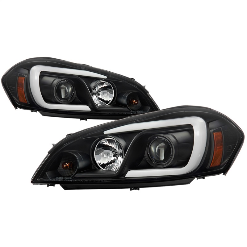 Chevrolet Impala Headlights - SPYDER - Projector, Light Bar - Black - `06-`13 Chevrolet Impala Headlights - SPYDER - Projector, Light Bar - Black - `06-`13