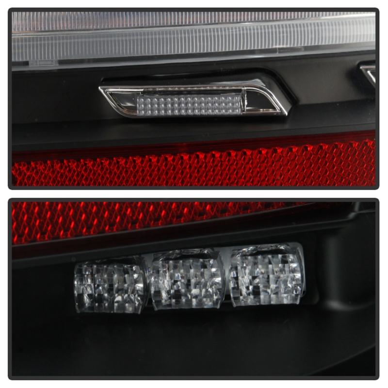 Porsche Cayman Tail Lights - SPYDER - LED, Sequential Signal - Black - `06-`08