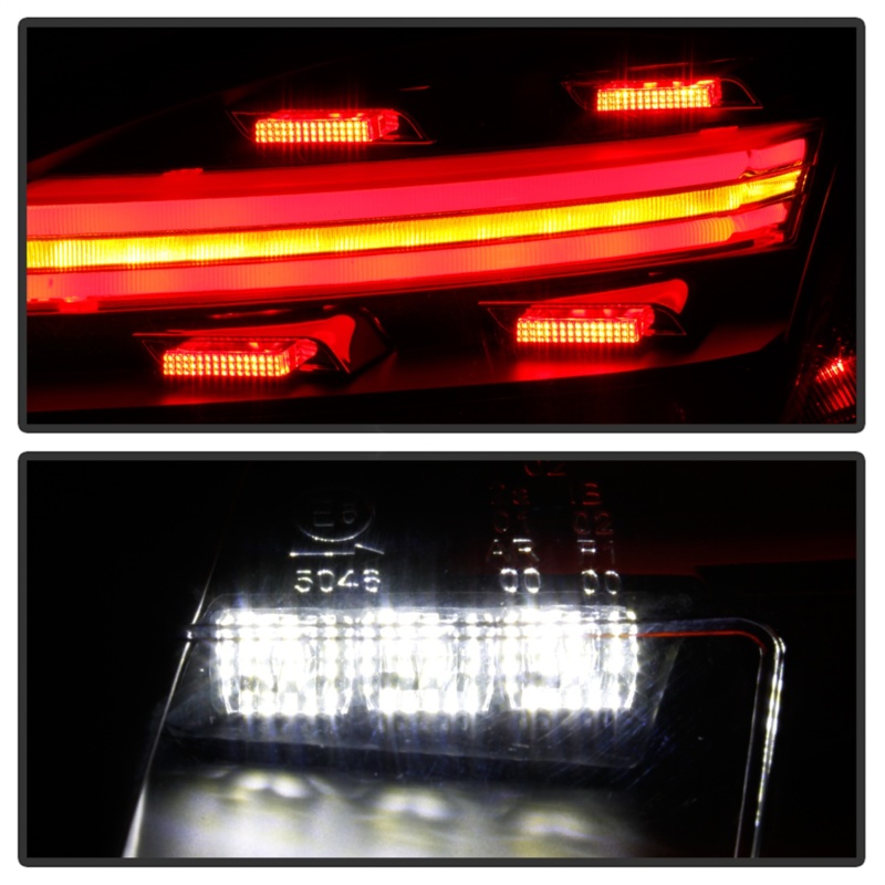 Porsche Cayman Tail Lights - SPYDER - LED, Sequential Signal - Black - `06-`08