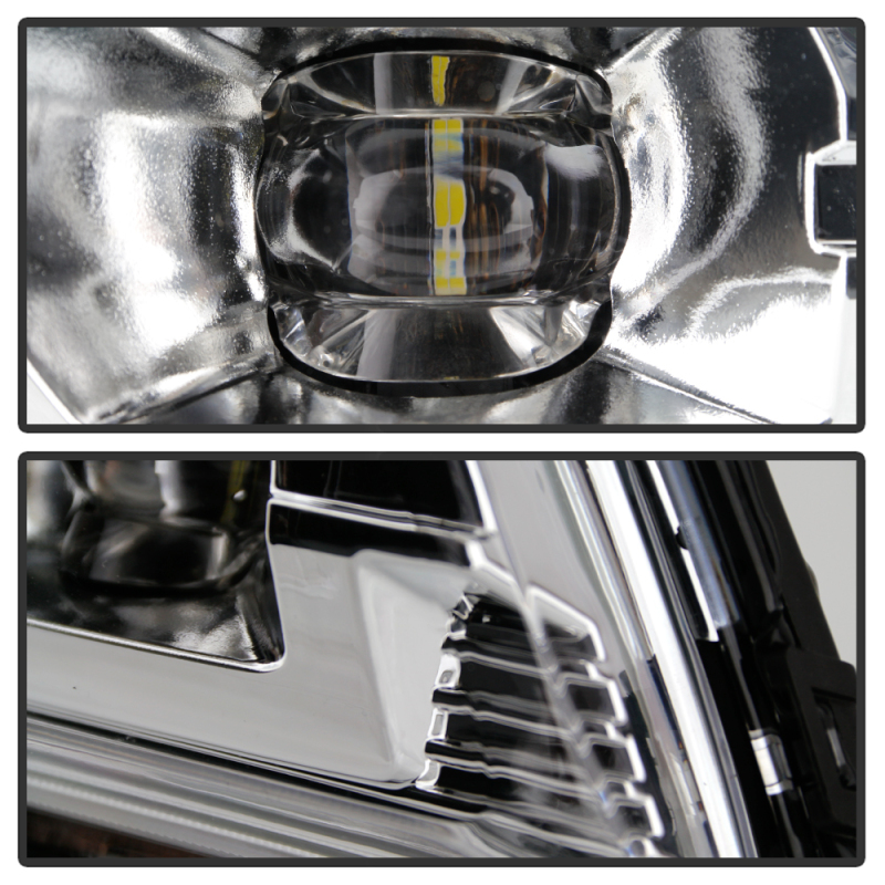 Chevrolet Silverado 1500 Fog Lights - SPYDER - OEM Style Full LED w/Universal Switch - Clear - `19-`20