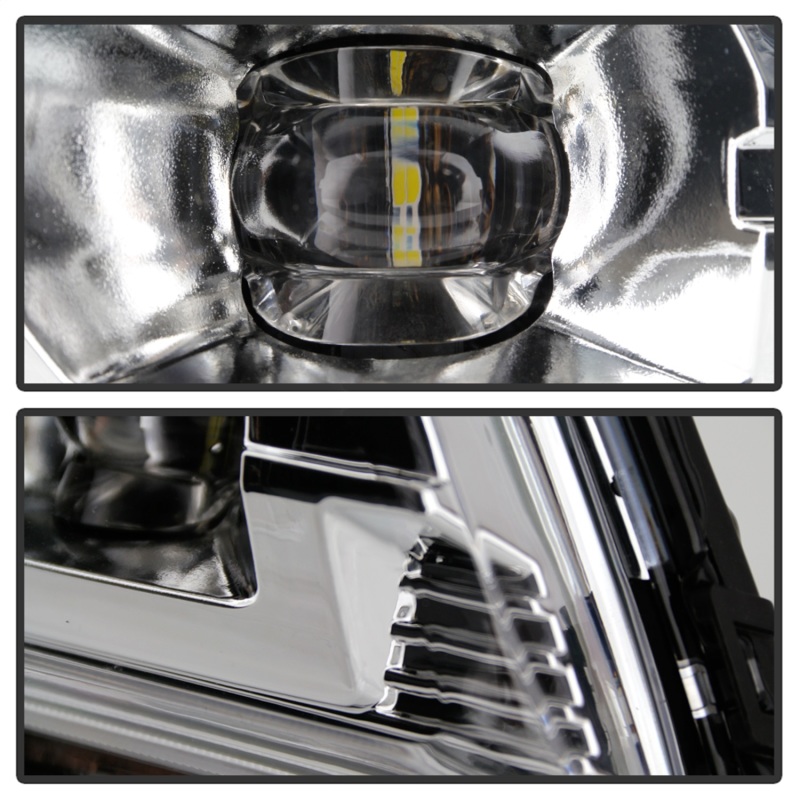 Chevrolet Silverado 1500 Fog Lights - SPYDER - OEM Style Full LED w/Universal Switch - Clear - `19-`20