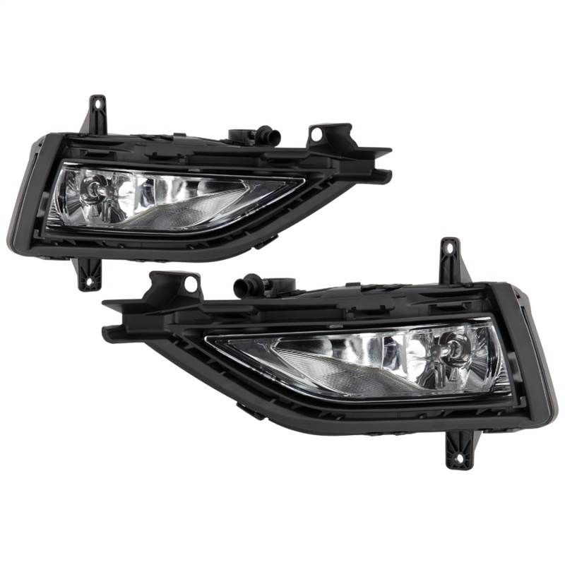 Volkswagen Golf Fog Lights - SPYDER - OEM Style w/Universal Switch - Clear - `18-`20 Volkswagen Golf Fog Lights - SPYDER - OEM Style w/Universal Switch - Clear - `18-`20