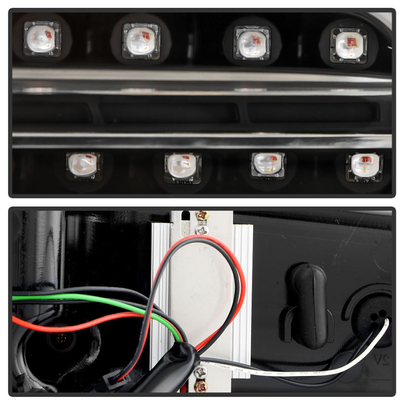 Chevrolet Camaro LED Tail Lights - SPYDER - Halogen LED, Sequential Turn Signal - Black - `16-`18