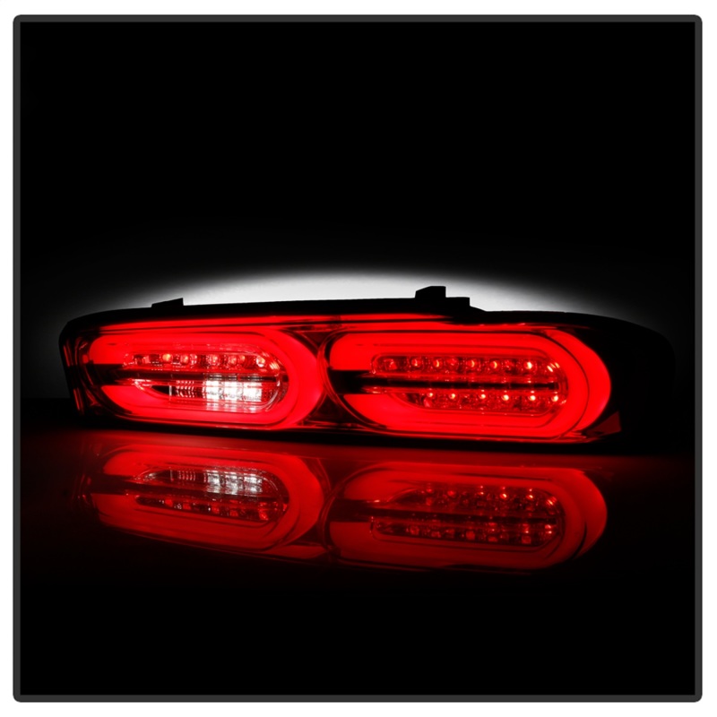 Chevrolet Camaro LED Tail Lights - SPYDER - LED Model Only; w/ Sequential Turn Signal - Chrome - `16-`18