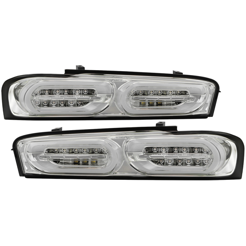 Chevrolet Camaro LED Tail Lights - SPYDER - LED Model Only; w/ Sequential Turn Signal - Chrome - `16-`18