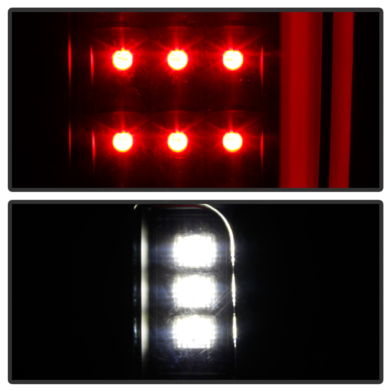 Chevrolet Silverado Tail Lights - SPYDER - LED - Black - `19-`20