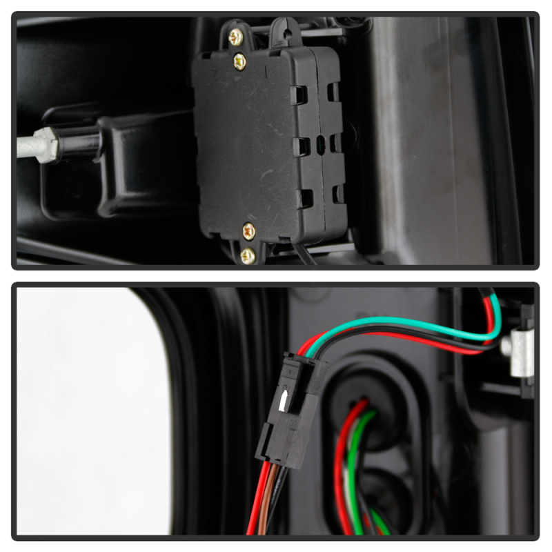 Chevrolet Silverado Tail Lights - SPYDER - LED - Black - `19-`20