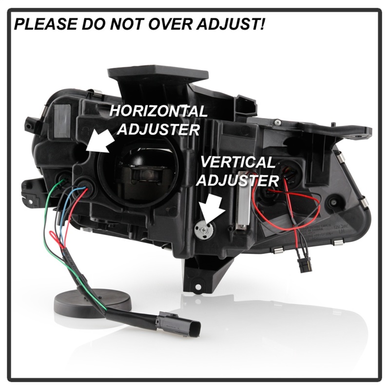 Chevrolet Camaro Headlights - SPYDER - LED, Sequential Turn Signal, HID Model - Black - `16-`18