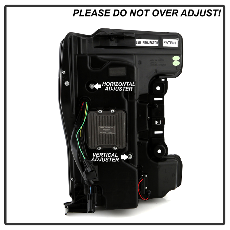 Ford F-350 Headlights - SPYDER - Full LED with Sequential Turn Signal - Chrome - `17-`18