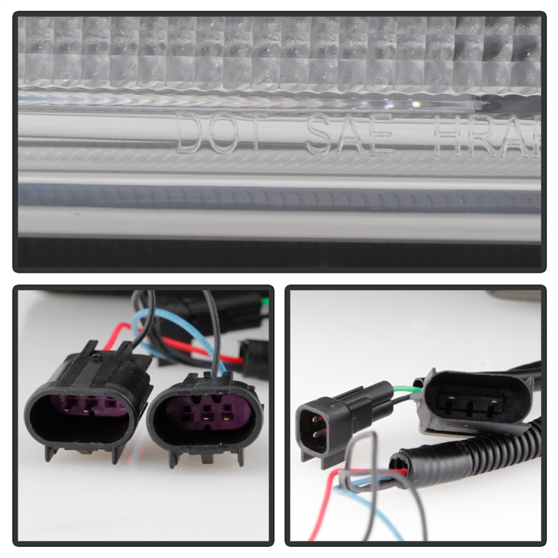 Ford F-250 Headlights - SPYDER - LED, Sequential Turn Signal - Black - `17-`18