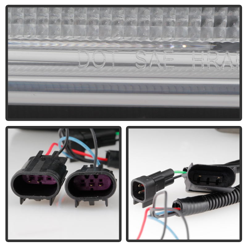 Ford F-450 Headlights - SPYDER - LED, Sequential Turn Signal - Black - `17-`18