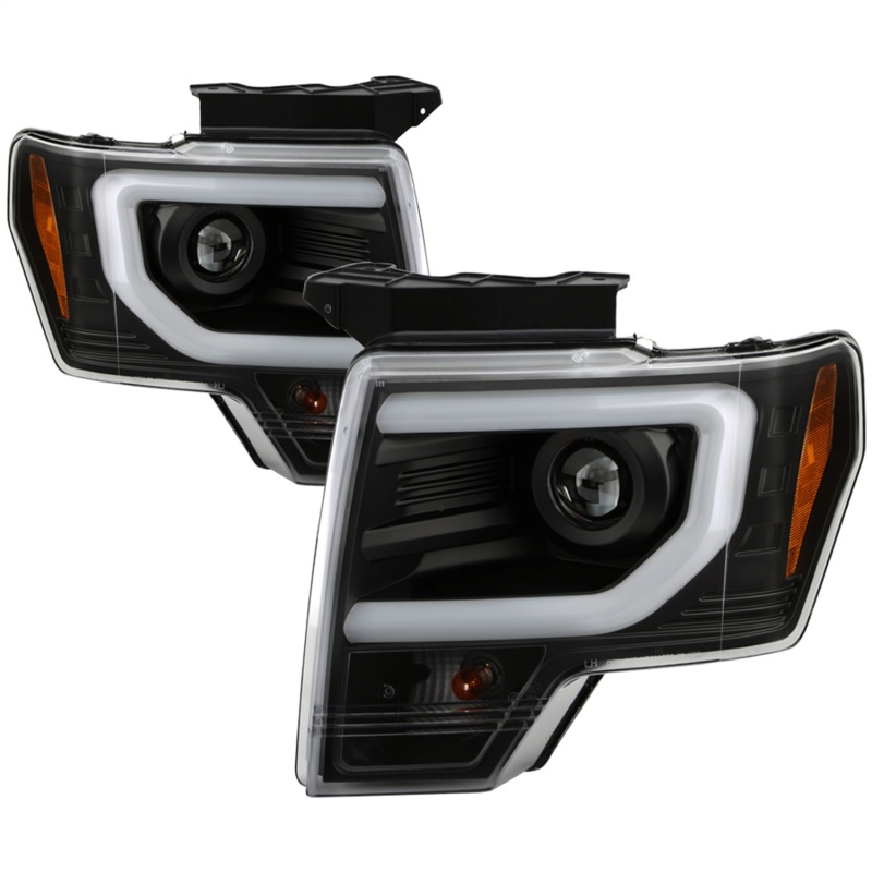 Ford F150 Headlights - SPYDER - LED Light Bar Projector - Black - `09-`14 Ford F150 Headlights - SPYDER - LED Light Bar Projector - Black - `09-`14