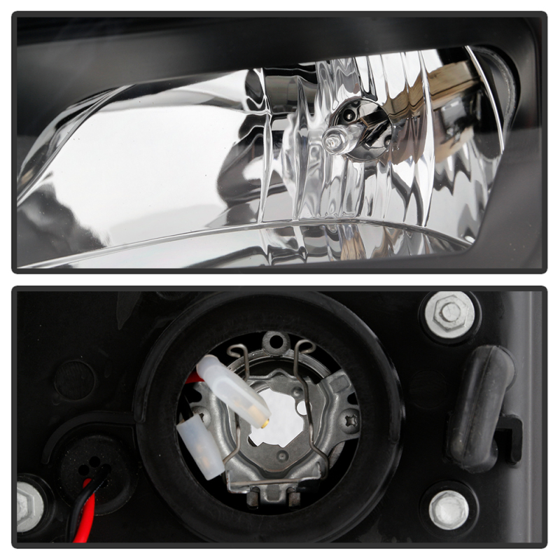 Chevrolet Silverado 3500HD Headlights - SPYDER - Platinum Series, Projector, LED Low Beam, Halogen High Beam - Black - `07-`14