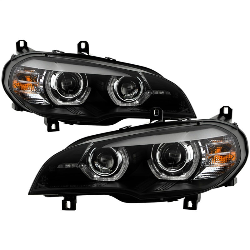 BMW X5 Headlights - SPYDER - Xenon/HID AFS High-Power LED - Black - `07-`10