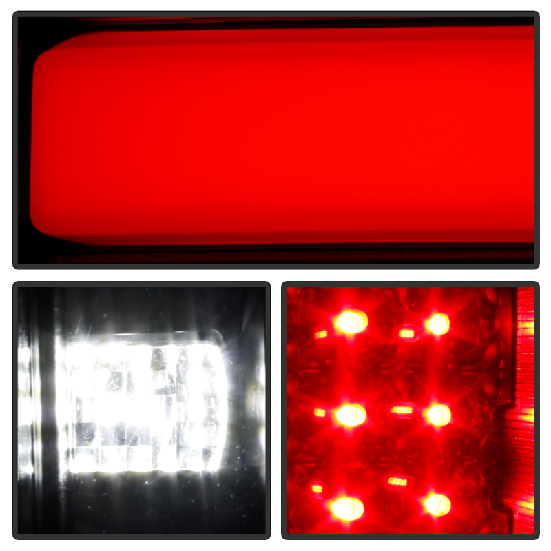 Ford F150 LED Tail Lights - SPYDER - Rear Blind Spot - Black - `18-`20
