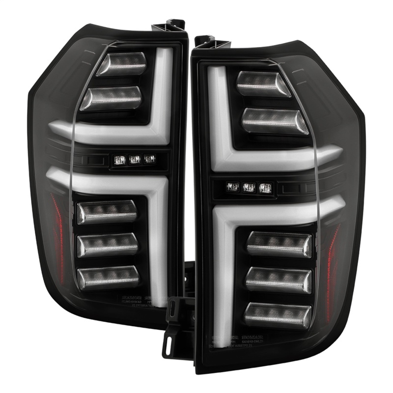 Chevrolet Suburban LED Tail Lights - SPYDER - Black - `21-`23 Chevrolet Suburban LED Tail Lights - SPYDER - Black - `21-`23