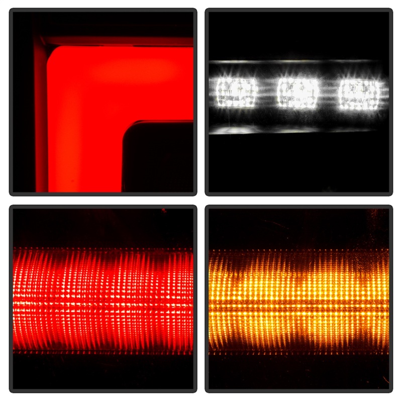 Chevrolet Suburban LED Tail Lights - SPYDER - Black - `21-`23