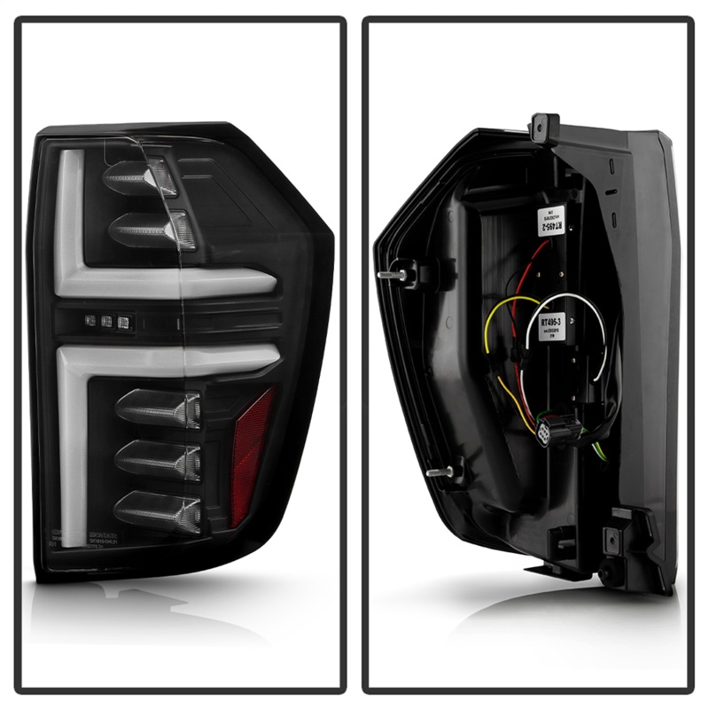 Chevrolet Suburban LED Tail Lights - SPYDER - Black - `21-`23