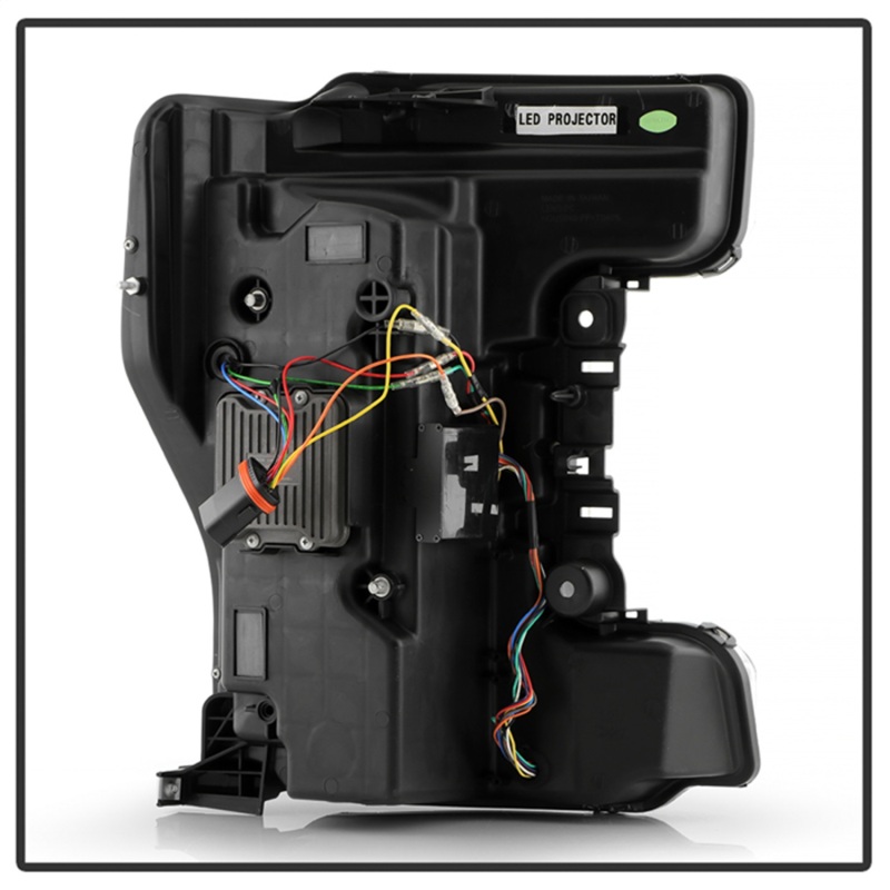 Ford F-450 Headlights - SPYDER - APEX Series Projector - Black - `17-`19