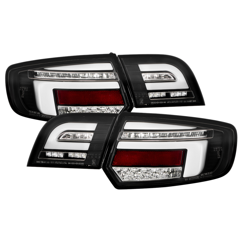 Audi A3 LED Tail Lights - SPYDER - Black - `09-`13