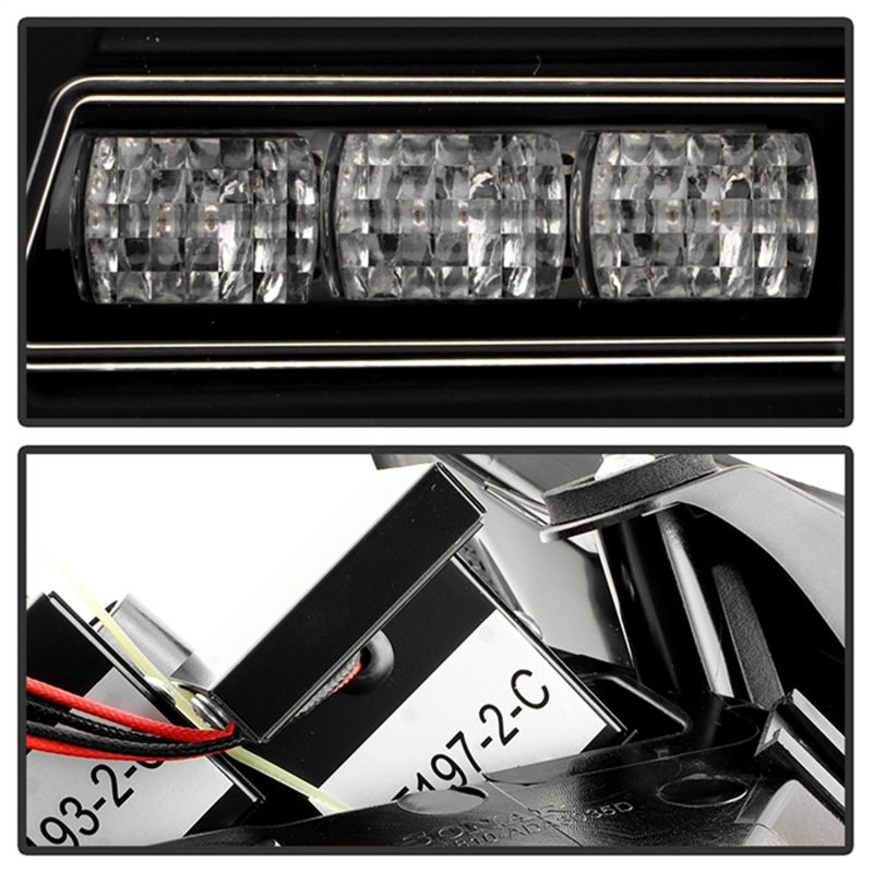 Audi A3 LED Tail Lights - SPYDER - Black - `09-`13