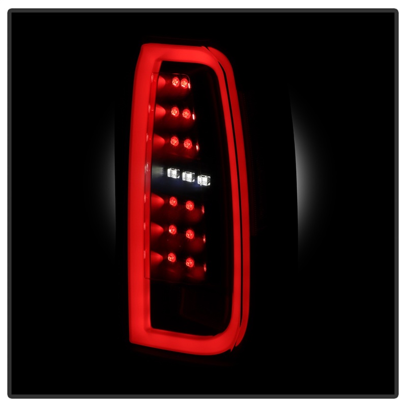 Chevrolet Suburban LED Tail Lights - Rear - SPYDER - Light Bar - Black Smoke - `15-`20