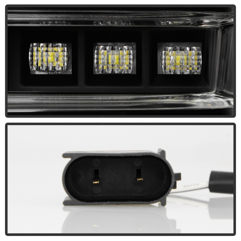 Ford F150 Styleside LED Tail Lights - SPYDER - Version 2 - Black - `04-`08