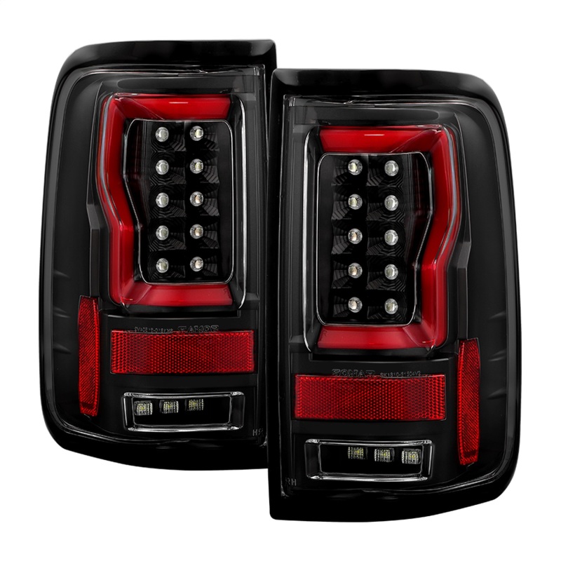 Ford F150 Styleside LED Tail Lights - SPYDER - Version 2 - Black - `04-`08 Ford F150 Styleside LED Tail Lights - SPYDER - Version 2 - Black - `04-`08