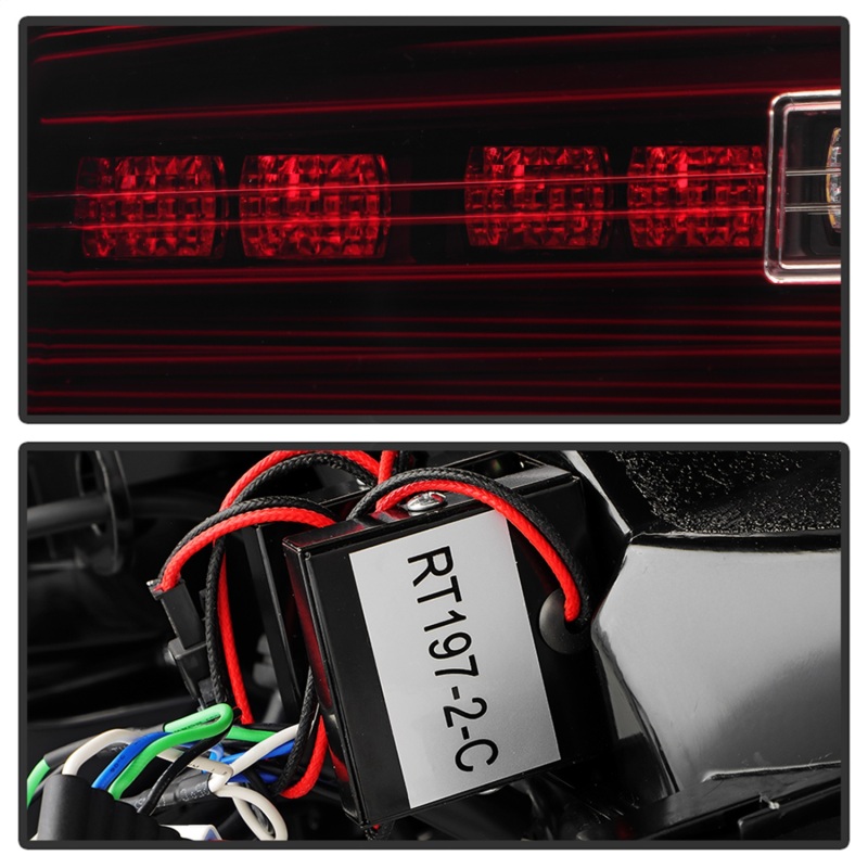 BMW 3 Series F30 LED Tail Lights - SPYDER - Apex Series - Red Clear - `12-`18