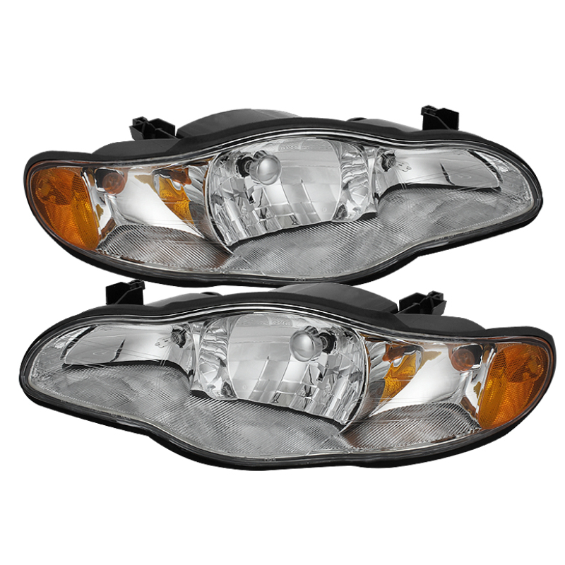 Chevrolet Monte Carlo Headlights - Front - SPYDER - xTune Crystal - Chrome - `00-`05 Chevrolet Monte Carlo Headlights - Front - SPYDER - xTune Crystal - Chrome - `00-`05