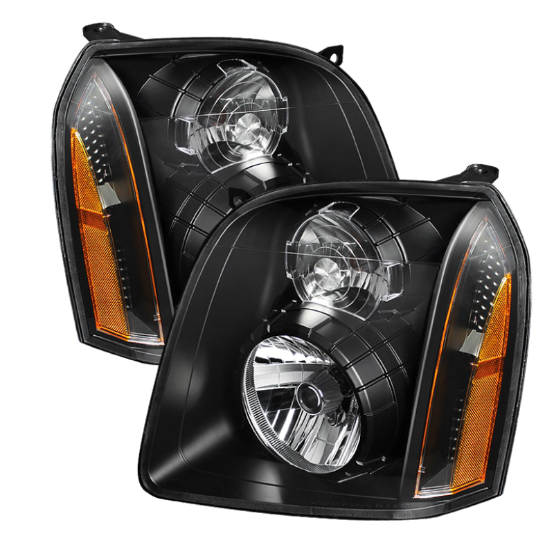 GMC Yukon Headlights - Front - SPYDER - xTune Crystal - Black - `07-`14 GMC Yukon Headlights - Front - SPYDER - xTune Crystal - Black - `07-`14