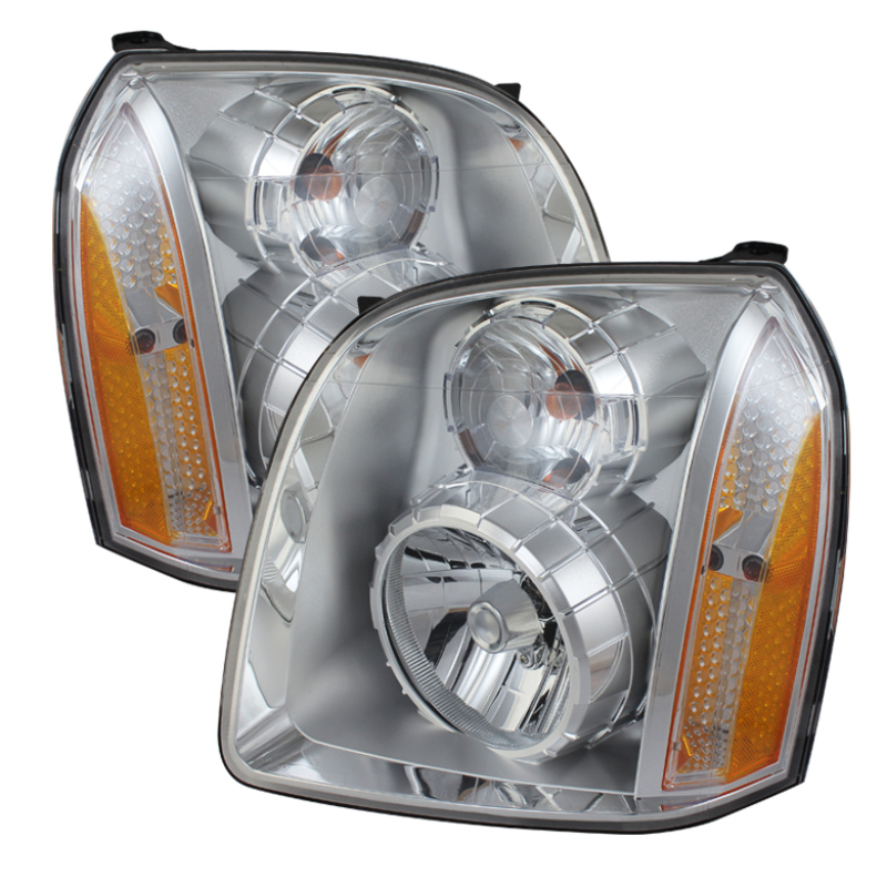 GMC Yukon Headlights - SPYDER - xTune Crystal - Chrome - `07-`14 GMC Yukon Headlights - SPYDER - xTune Crystal - Chrome - `07-`14