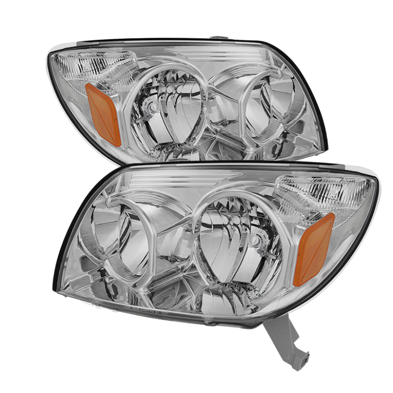 Toyota 4Runner Headlights - Front - SPYDER - xTune Crystal - Chrome - `03-`05 Toyota 4Runner Headlights - Front - SPYDER - xTune Crystal - Chrome - `03-`05