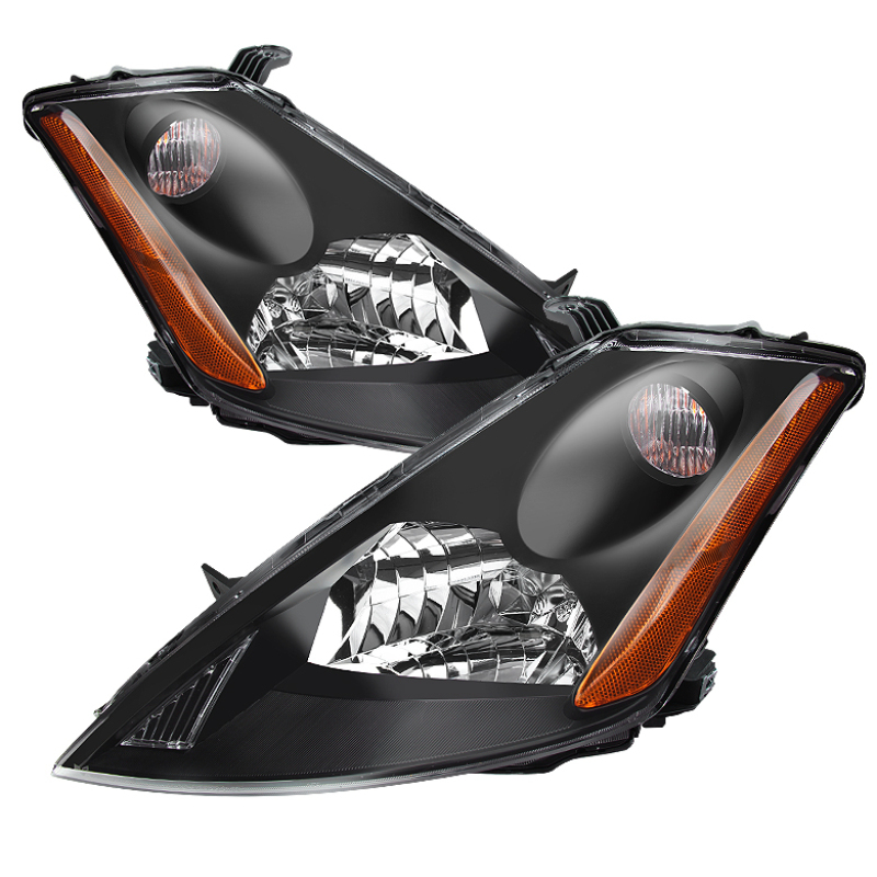 Nissan Murano Headlights - Front - SPYDER - xTune Crystal, Non-HID - Black - `03-`07 Nissan Murano Headlights - Front - SPYDER - xTune Crystal, Non-HID - Black - `03-`07