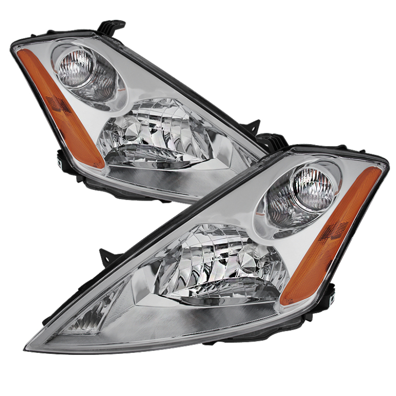 Nissan Murano Headlights - Front - SPYDER - xTune Crystal (Non-HID) - Chrome - `03-`07 Nissan Murano Headlights - Front - SPYDER - xTune Crystal (Non-HID) - Chrome - `03-`07