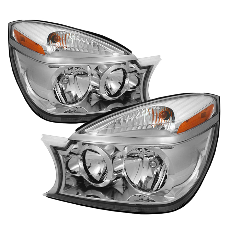 Buick Rendezvous Headlights - Front - SPYDER - xTune Crystal - Chrome - `04-`05