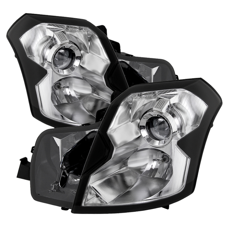 Cadillac CTS Headlights - SPYDER - xTune Crystal, Halogen - Chrome - `03-`07
