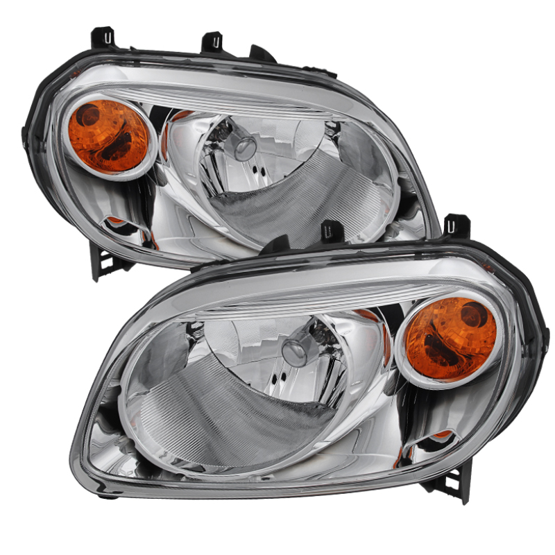 Chevrolet HHR Headlights - Front - SPYDER - xTune Crystal - Chrome - `06-`11